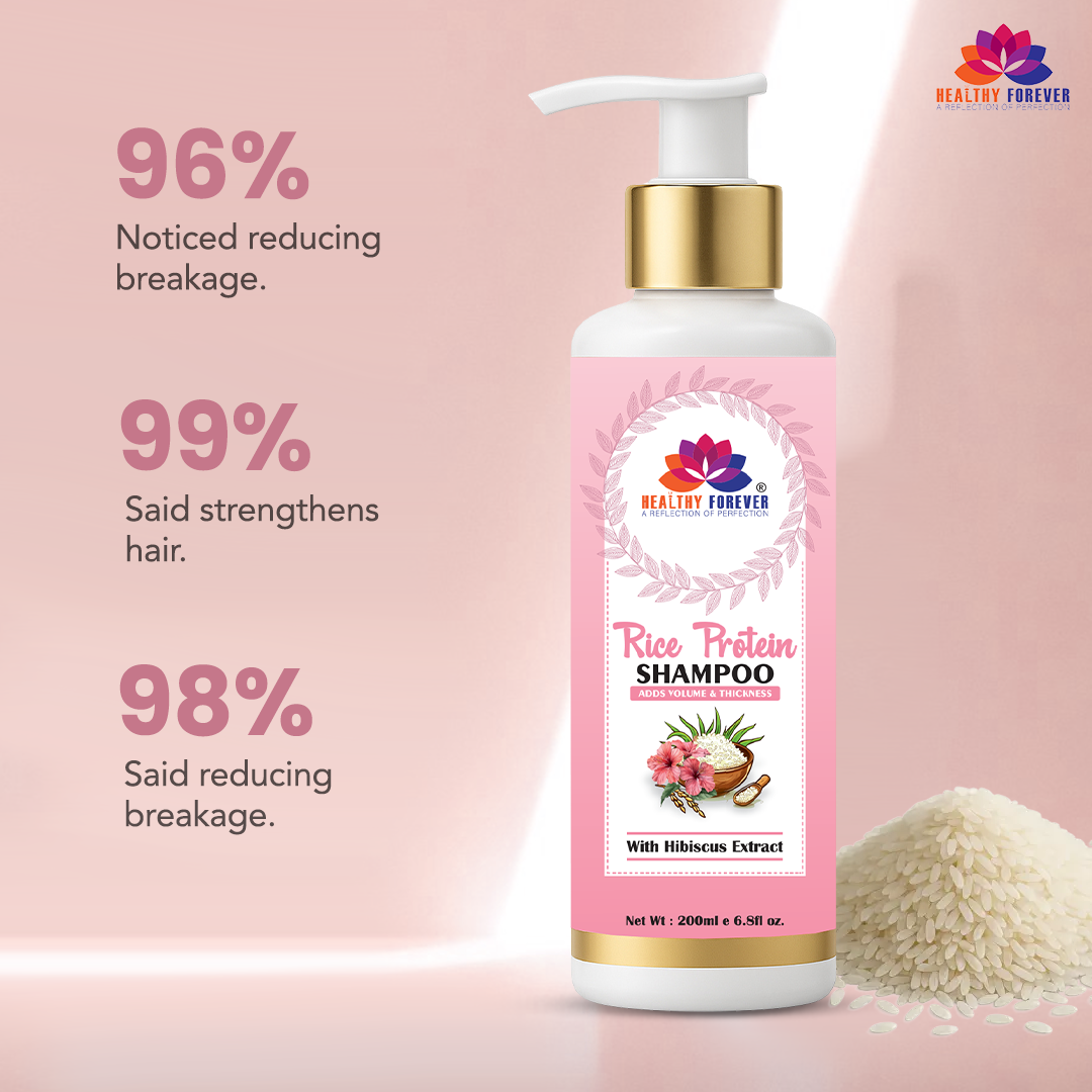 Rice Protein Shampoo with Hibiscus Extract