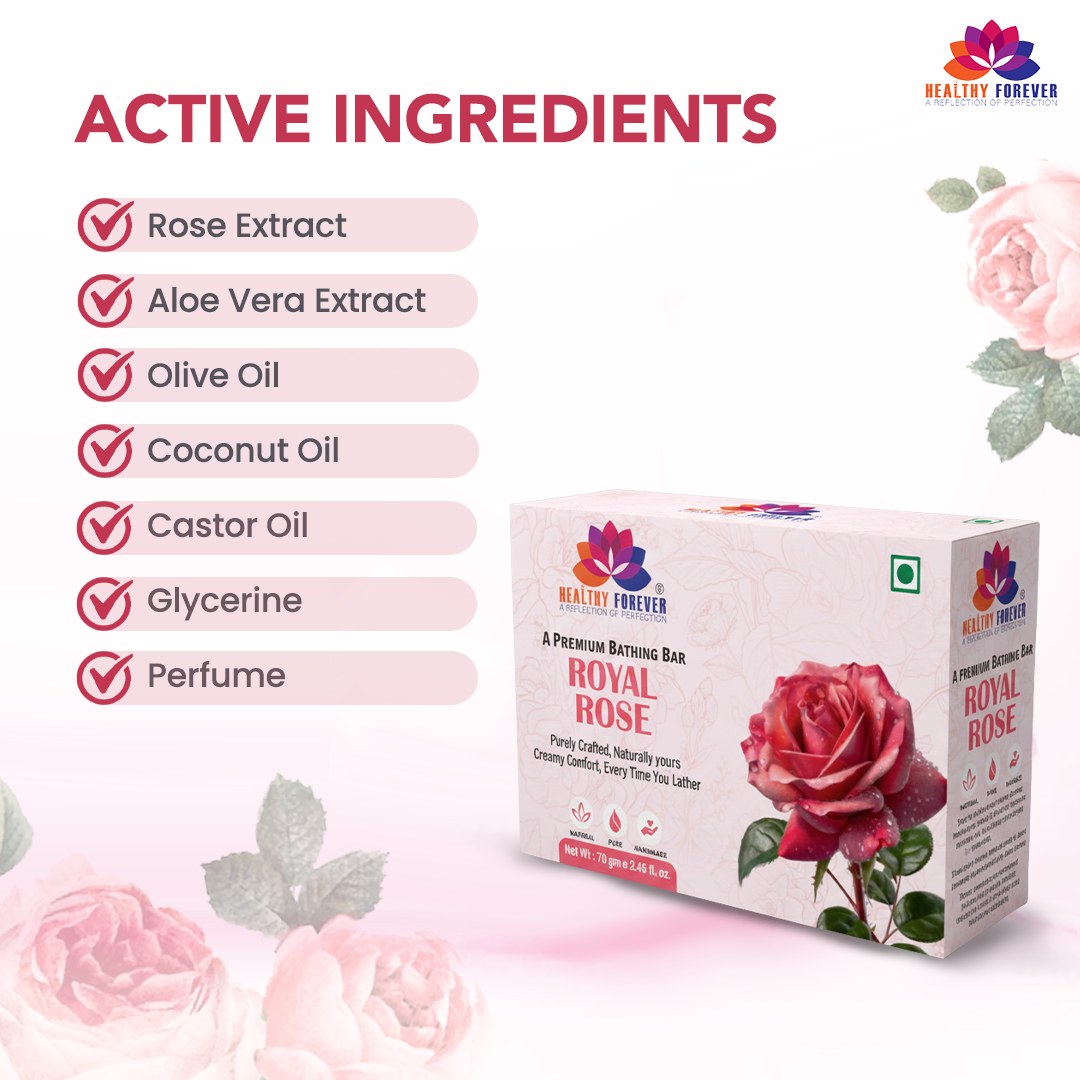 Royal Rose Infused With Almond & Rose Oil soap