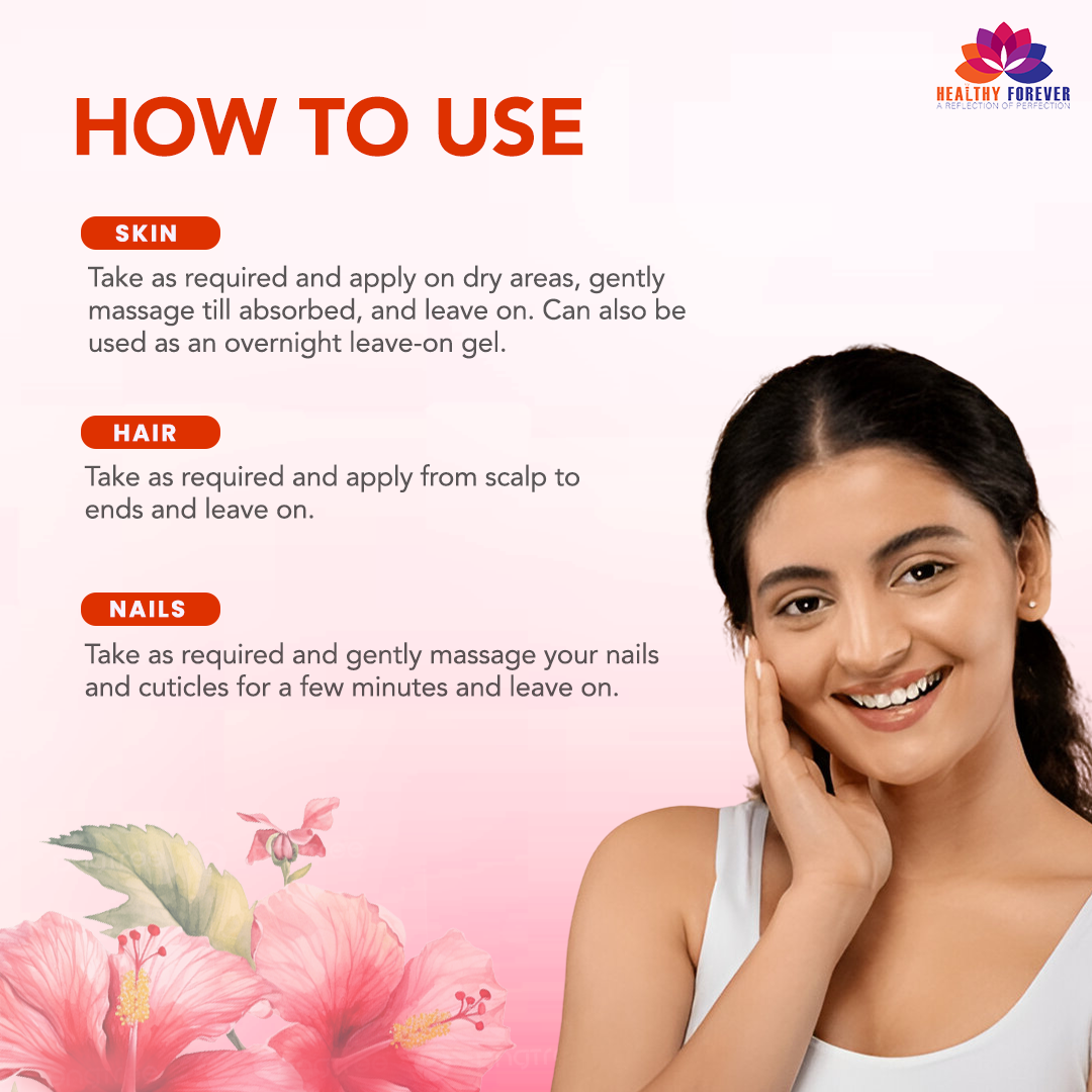 Homemade Hibiscus Gel