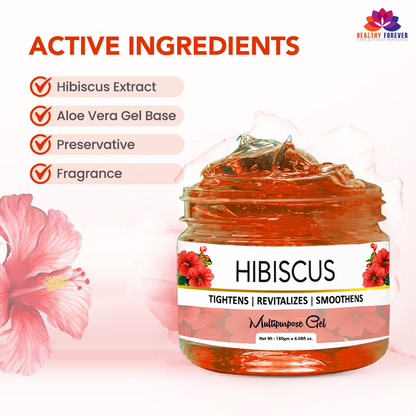 Homemade Hibiscus Gel