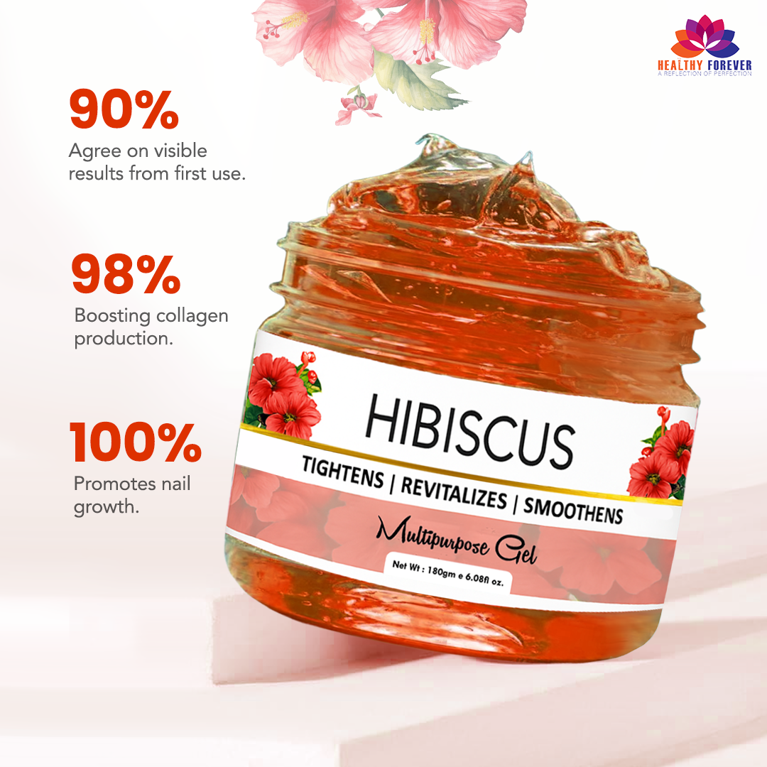 Homemade Hibiscus Gel