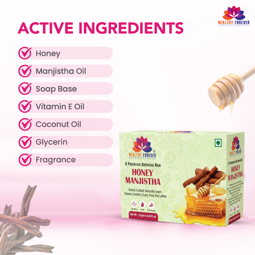 Honey Manjistha Soap
