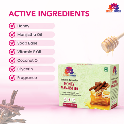 Honey Manjistha Soap