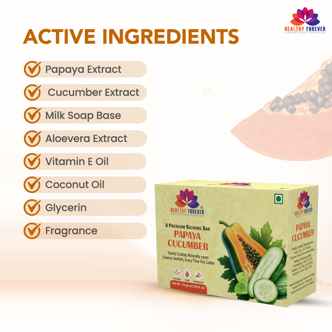 Papaya Cucumber Soap
