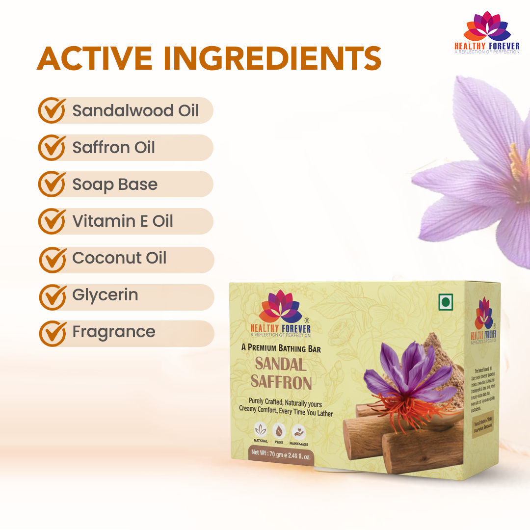 Sandal Saffron Soap