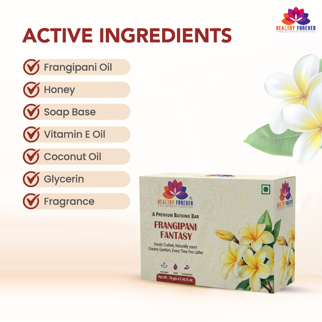 Frangipani Fantasy Soap