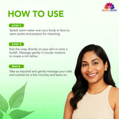 Homemade Neem Tulsi Soap