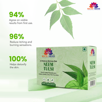 Homemade Neem Tulsi Soap