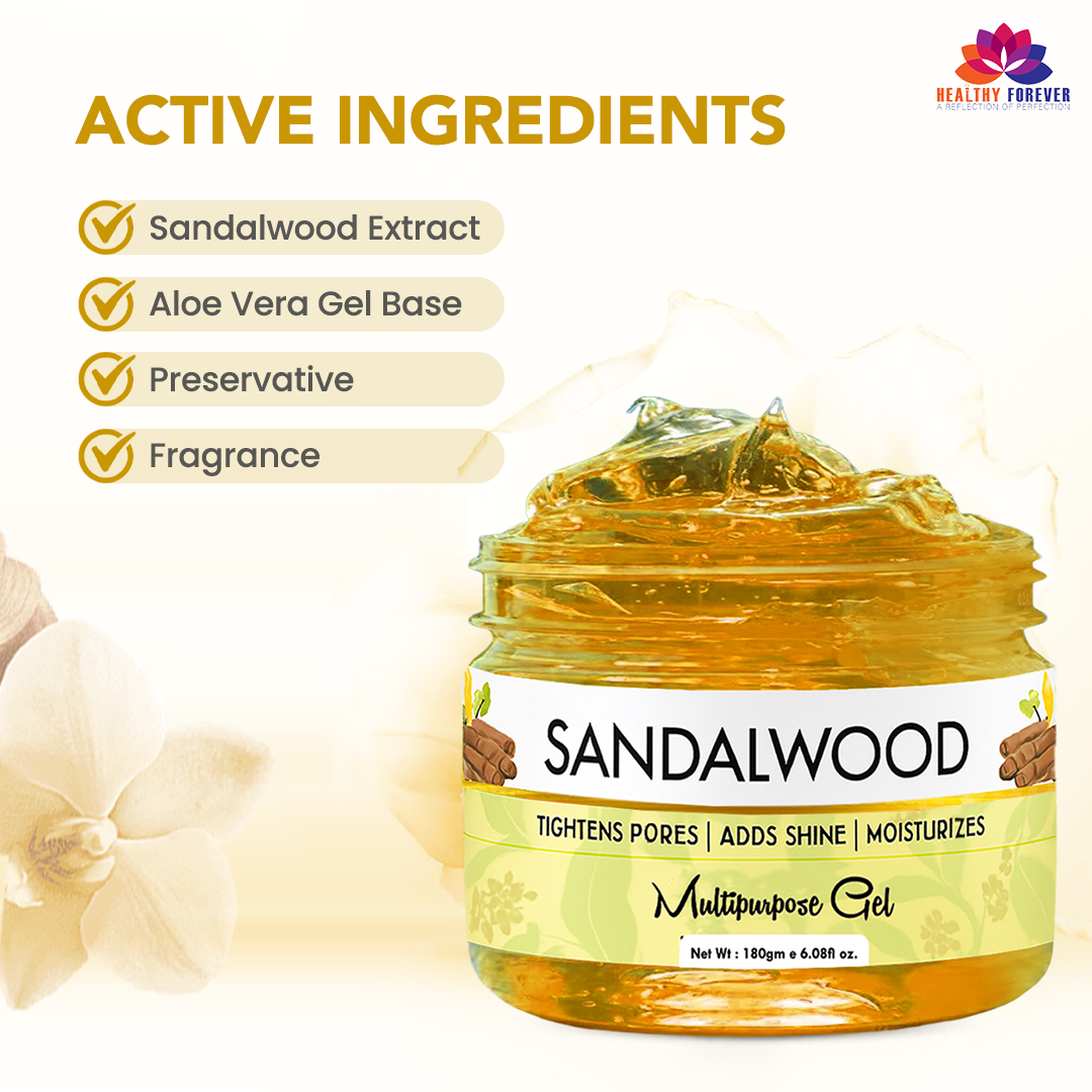 Homemade SandalWood Gel