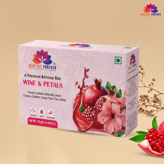 Pomegranate red wine soap