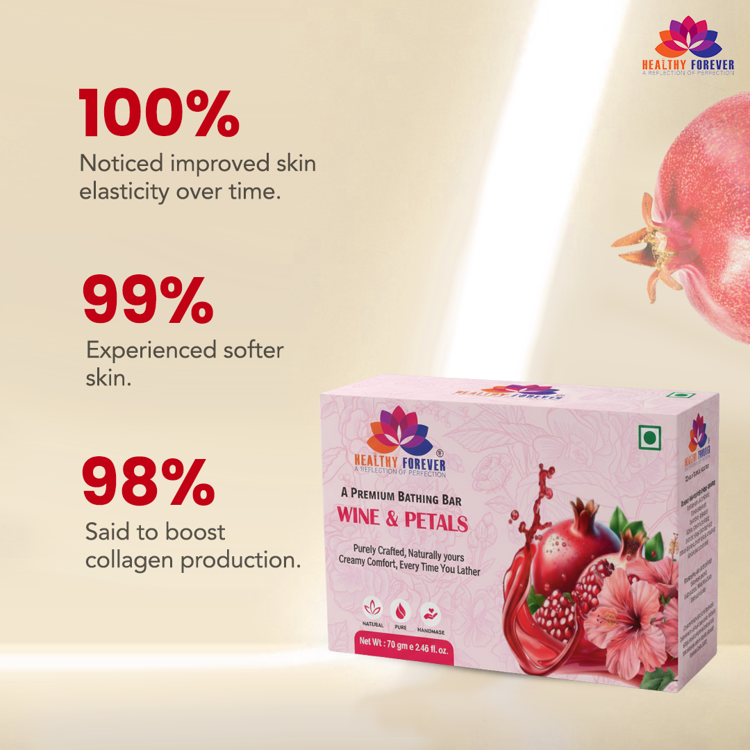 Pomegranate red wine soap