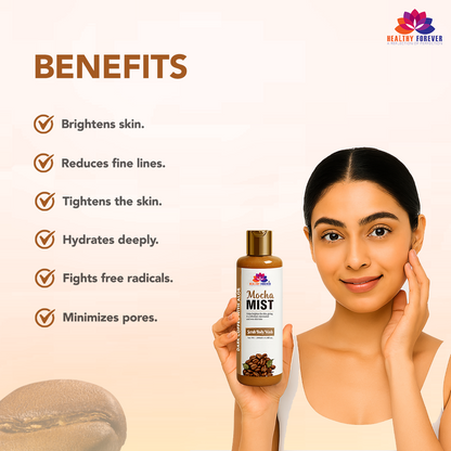 Mocha Mist – Dark Coffee & Aloe Scrub Body Wash