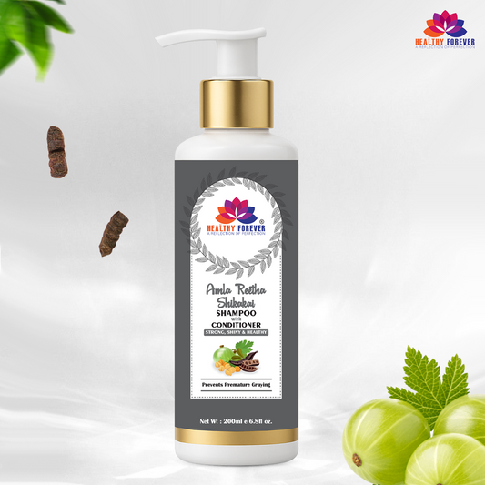 Mix Fruit and Amla Reetha Shampoo & Conditioner (200 ML, Combo of 2)